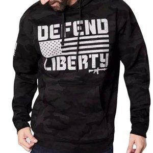 COPY - HOWITZER GREY/BLACK CAMO MENS HOODIE - NWT - S/M/XL